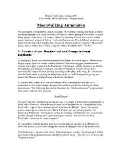 Moonwalking Automaton