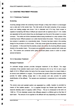 12.1 existing treatment process
