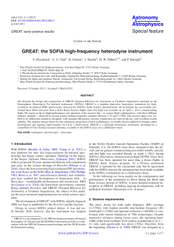 GREAT: the SOFIA high-frequency heterodyne instrument