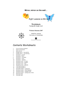 Contents Worksheets