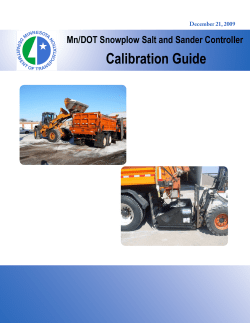DICKEY-john Control Point Calibration