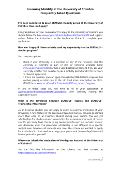 FAQ - Frequently Asked Questions about incoming mobility