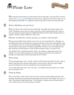 Pirate Lore - Long John Silver`s