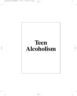 Teen Alcoholism
