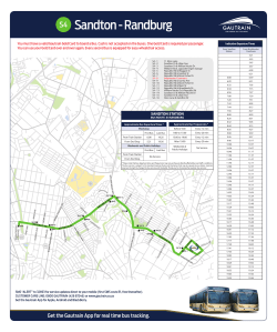 Bus Route Map Randburg S4