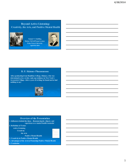 Poteat Lecture - Wake Forest University