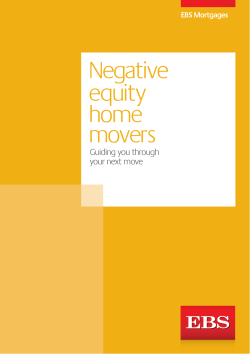 Negative equity home movers