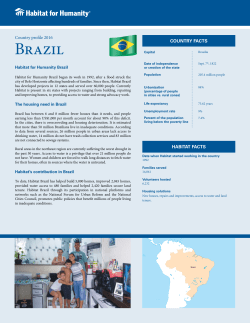 Brazil - Habitat for Humanity