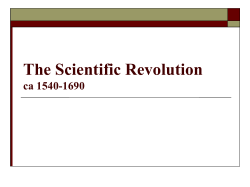 The Scientific Revolution