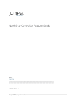 NorthStar Controller Feature Guide