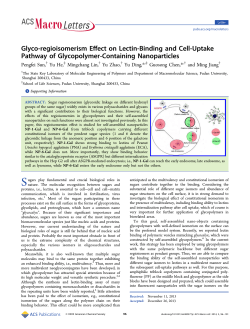 Glyco-regioisomerism Effect on Lectin-Binding and Cell