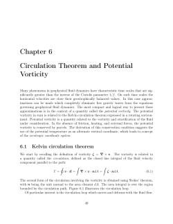 Chapter 6 Circulation Theorem and Potential Vorticity