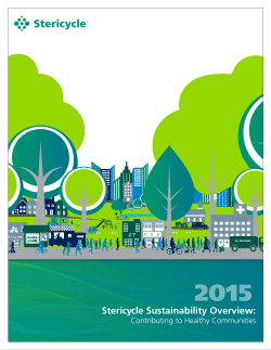 2015 Sustainability Report