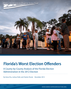 Florida`s Worst Election Offenders