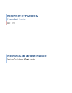 Department of Psychology