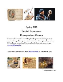pdf version (rev) - Department of English