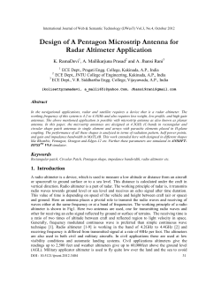 Design of A Pentagon Microstrip Antenna for