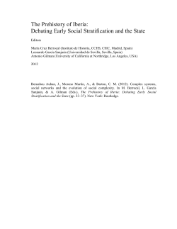 The Prehistory of Iberia: Debating Early Social