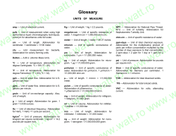 Glossary