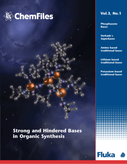 Strong and Hindered Bases in Organic Synthesis - Sigma