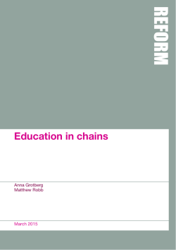 Education in chains