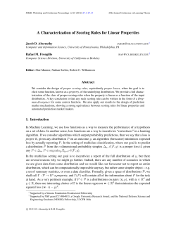 A Characterization of Scoring Rules for Linear Properties
