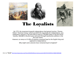 The Loyalists - Oasis High School