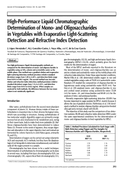 High-Performace Liquid Chromatographic Determination of Mono
