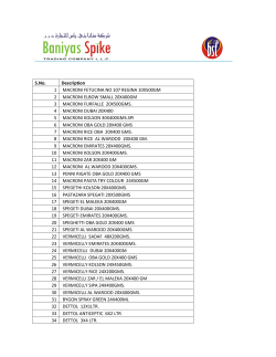 Products - Baniyas Spike