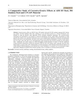 A Comparative Study of Corrosive-Erosive Effects at AISI D3 Steel