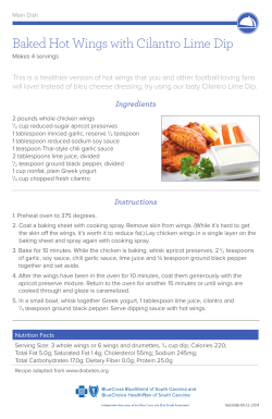 Baked Hot Wings with Cilantro Lime Dip