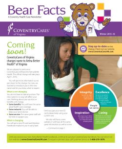 Bear Facts-CoventryCares of Virginia