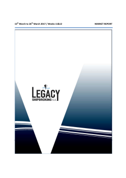market news - Legacy shipbroking sa