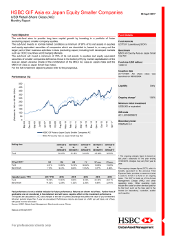HSBC GIF Asia ex Japan Equity Smaller Companies