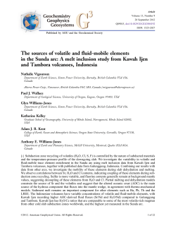 The sources of volatile and fluid-mobile elements in the