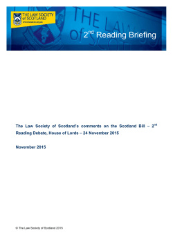 2nd Reading House of Lords