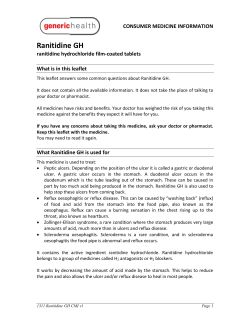 Ranitidine GH - Generic Health