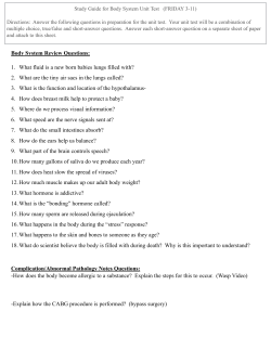 body system study guide