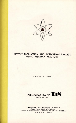 isotope production and activation analysis using research
