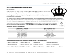 Social Studies 8 &ndash; Early Middle Ages Leader Project &ndash; Hill