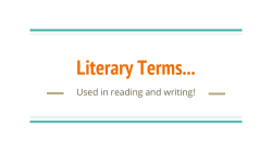 Literary Terms Powerpoint