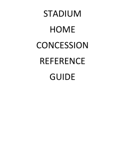 HOME Concession Stand - stadium