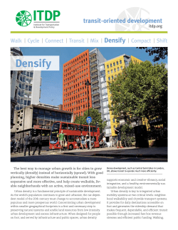 Densify - The Institute for Transportation and Development Policy