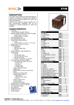 DESCRIPTION CHARACTERISTICS