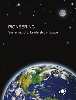 PIONEERING: Sustaining U.S. Leadership in