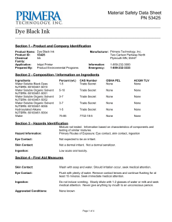 Dye Black Ink - Primera Technology Inc.