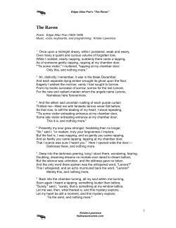 Edgar Allan Poe`s "The Raven" - Kristen Lawrence`s Halloween Carols