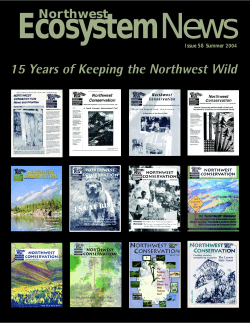 15 Years of Keeping the Northwest Wild