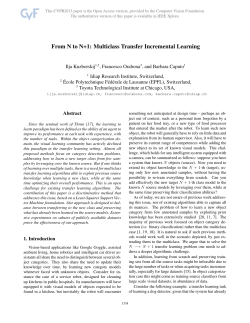 From N to N+1: Multiclass Transfer Incremental Learning