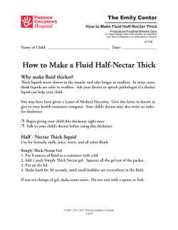 How to Make Fluid Half-Nectar Thick #1166